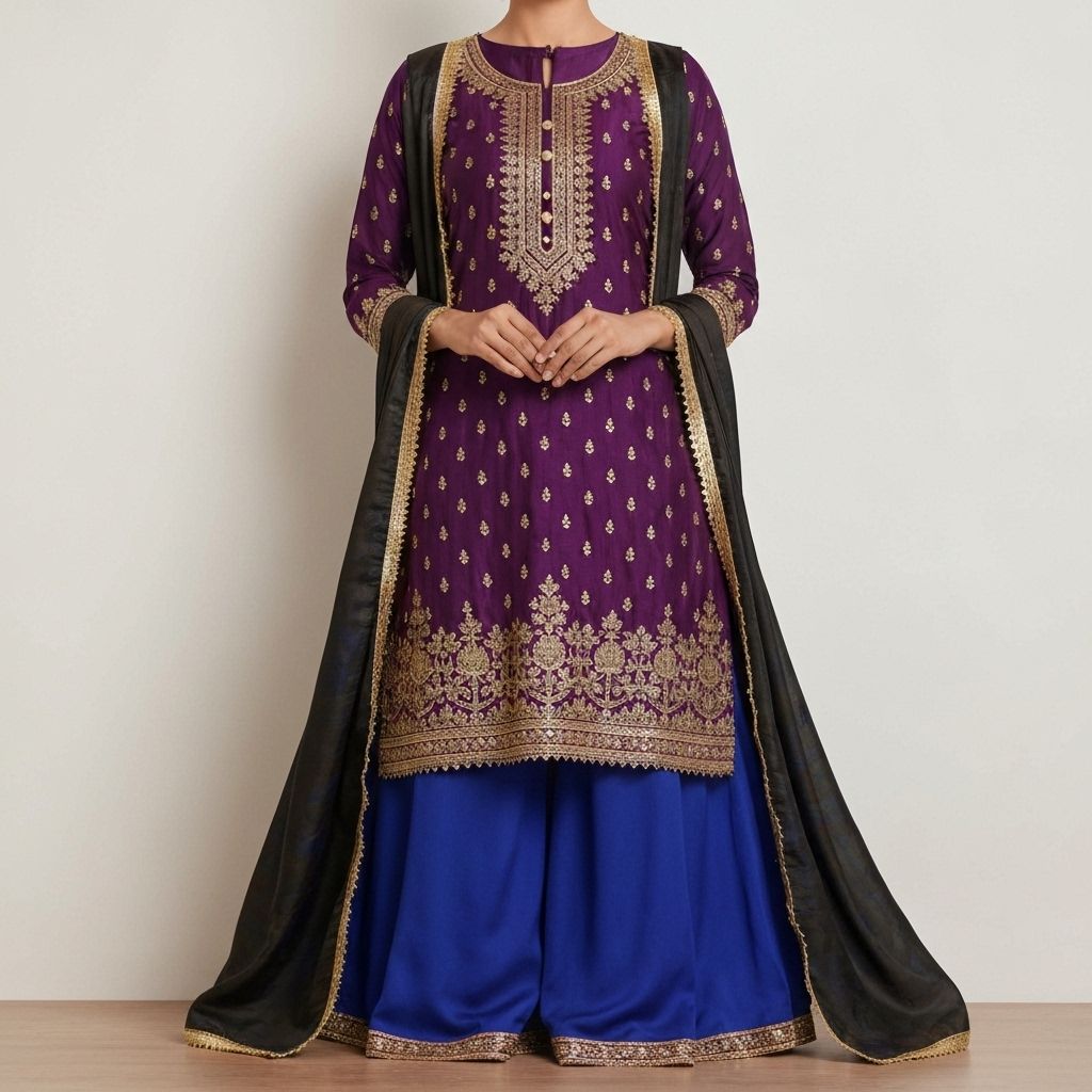 Designer Palazzo Set